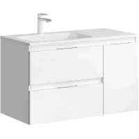 Тумба белый глянец 91,4 см Aqwella 5 Stars Accent ACC0109LW