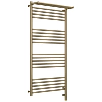 Полотенцесушитель электрический 1200x600 золотой шелк МЭМ правый Сунержа Богема с полкой 3.0 32-5807-1260