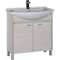 Тумба белый дуб 76 см Aquanet Донна 00169042