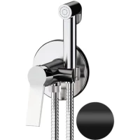 Гигиенический душ Remer Slash SL65WNO со смесителем, черный матовый