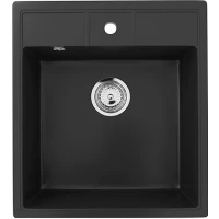 Кухонная мойка Ulgran ультра-черный U-406-344