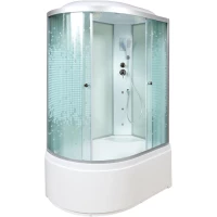 Душевая кабина 120x80x215 см Deto L920RGM+EL интимато