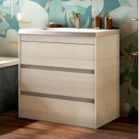 Тумба под раковину Art&Max Family FAMILY-750-3C-PIA-PB 73,7 см, напольная, белая сосна