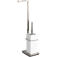 Комплект для туалета Stil Haus Urania U20(36-BI) напольный, никель/белый