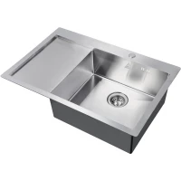 Кухонная мойка Zorg SH 7851-R 78x51 см, нержавеющая сталь
