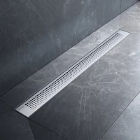 Душевой трап (лоток) Am.Pm PrimeFlow W02SC-P11-080-01SB 79,4 см, с решеткой, перфорированный, матовый хром