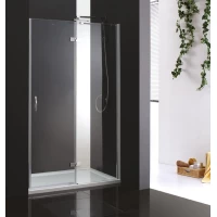 Душевая дверь распашная Cezares Bergamo 100 см текстурное стекло BERGAMO-W-B-12-100-P-Cr-R