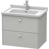 Тумба бетонно-серый матовый 67 см Duravit Brioso BR414100707