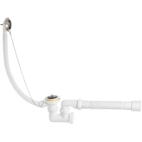 Слив-перелив для ванны Wirquin 30718061 пробчатый, хром