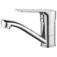 Смеситель для раковины без донного клапана Rossinka RS27 RS27-22