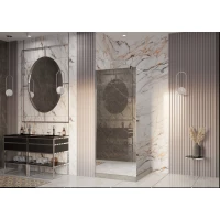 Неподвижная перегородка 80x200 см Ambassador Walk-in 15033124 зеркальное