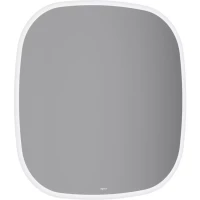 Зеркало Aqwella Aura AUR0210AH 100x100 см, с LED-подсветкой, сенсорным выключателем, диммером, антизапотеванием