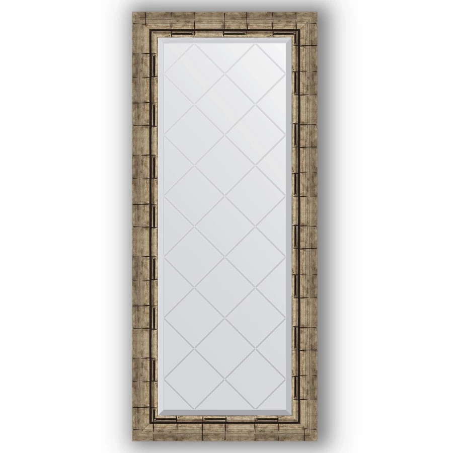 Зеркало 53x123 см серебряный бамбук Evoform Exclusive-G BY 4050