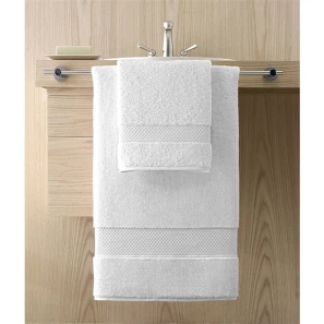 Изображение товара полотенце для рук 71x46 см kassatex elegance white elg-110-w
