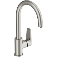 Смеситель для кухни Cersanit Moduo A68222 с подключением к фильтру, сатин