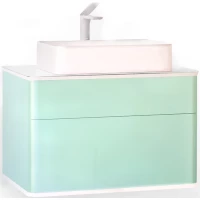 Тумба бирюзовый бриз 81,4 см Jorno Pastel Pas.01.82/P/BL