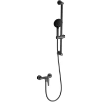 Смеситель для душа Wonzon & Woghand WW-4570-BGG с душевым гарнитуром, темный графит матовый