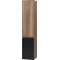 Пенал Brevita Dakota DAK-050350-19/02Л напольный L, черный матовый/дуб галифакс - 4