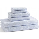 Изображение товара полотенце для рук 46x30 см kassatex wavy whisper blue bwv-172-whb