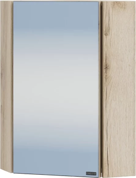 Зеркальный шкаф Санта Сатурн 700380 32x32 см L, угловой, дуб австрийский