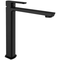 Смеситель для раковины Vincea Next VBF-1N2MB без донного клапана, черный матовый