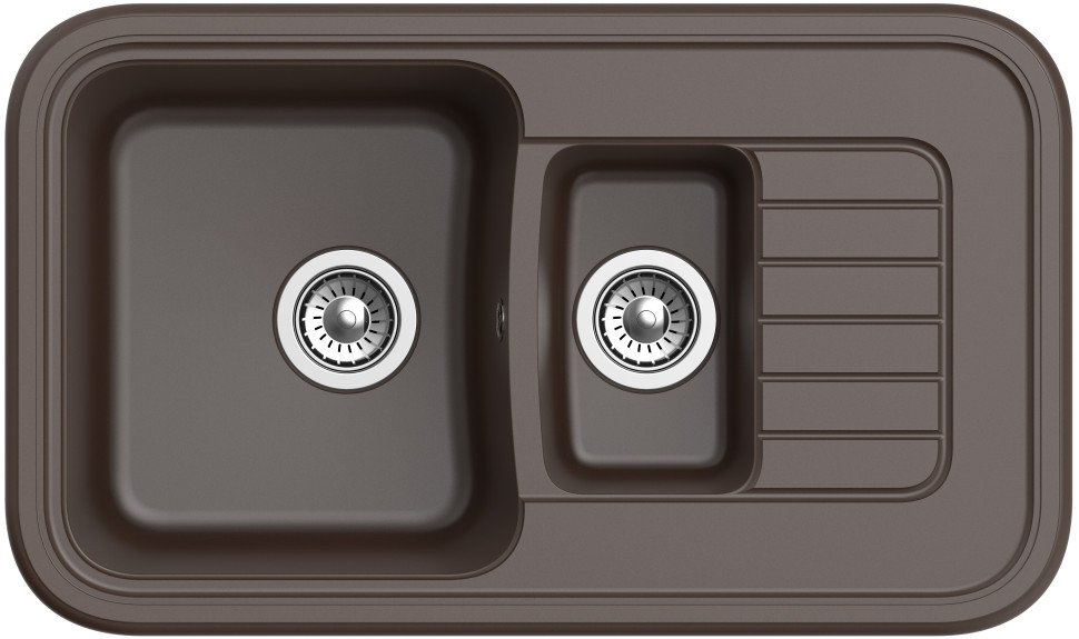 Кухонная мойка Ewigstein шоколад Antik 60KF