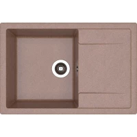 Кухонная мойка Dr.Gans Техно 760 25.030.D0760.406 76x51 см, терракот
