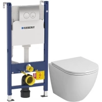 Комплект подвесной унитаз Grossman GR-4455S + система инсталляции Geberit 458.124.21.1