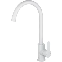 Смеситель для кухни Wonzon & Woghand WW-AE4554-MW белый матовый