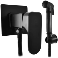 Гигиенический душ Rav Slezak Yukon YU147/1CMAT со смесителем, черный матовый