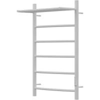 Полотенцесушитель электрический Point Афина П5 PN04858PW 800x532, диммер правый, белый матовый