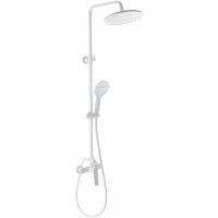 Душевая система Wonzon & Woghand WW-B3200-MW 255 мм, со смесителем, белый матовый