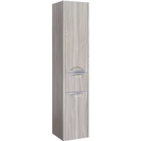 Пенал Акватон Сильва 1A215603SIW6L подвесной L, с бельевой корзиной, дуб фьорд