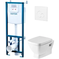 Комплект подвесной унитаз + система инсталляции Santek Нео 1.WH30.2.463