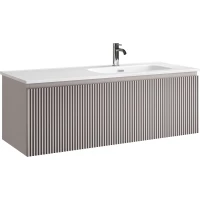 Тумба под раковину Sancos Snob R 1.0 SNR1.0120RSM 119,5 см R, подвесная, серый матовый