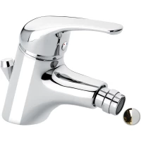 Смеситель для биде Emmevi Ambra 9004/BO с донным клапаном, золотой/белый