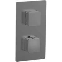 Термостат для ванны AQUAme Savona AQM8809GM оружейная сталь