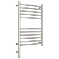 Полотенцесушитель электрический 600x400 сатин МЭМ левый, перемычка выгнутая Сунержа Богема 3.0 071-5802-6040