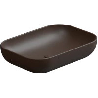 Раковина-чаша GSG Easy EALAVRE60035 60x42 см, накладная, какао матовый