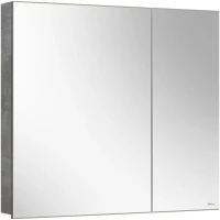 Зеркальный шкаф 80x71 см бетон L Belux Стокгольм ВШ 80 4810924276315