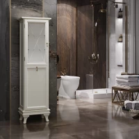 Пенал Opadiris Борджи Z0000012564 напольный L, с бельевой корзиной, слоновая кость