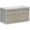 Комплект мебели дуб бардолино/белый глянец 101 см Sancos Smart SM100E + CN7003 + AR1000 - 4