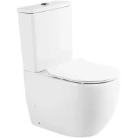 Чаша напольного безободкового унитаза BelBagno Sfera-TR BB2128CPR