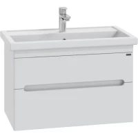 Тумба с раковиной белый глянец 81,5 см Санта Лондон 224037 + FOCTEP80