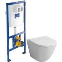 Комплект подвесной унитаз Grossman GR-4411 + система инсталляции Villeroy & Boch 92246100