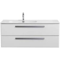 Тумба под раковину Cezares Eco ECO-CER-N-1200-2C-SO-BL-L 120 см L, подвесная, Bianco Lucido