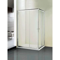 Душевой уголок WeltWasser 200QS22-10080 10000001229 99x79 см, профиль хром, стекло прозрачное