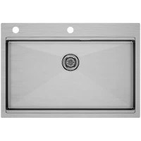 Кухонная мойка Paulmark Kroner-Pro нержавеющая сталь PM707551-BS
