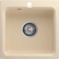 Кухонная мойка GranFest Smart 430 43x43 см, бежевый