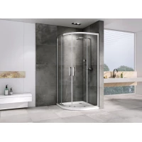 Душевой уголок 90x90 см Abber Schwarzer Diamant AG01090 прозрачное